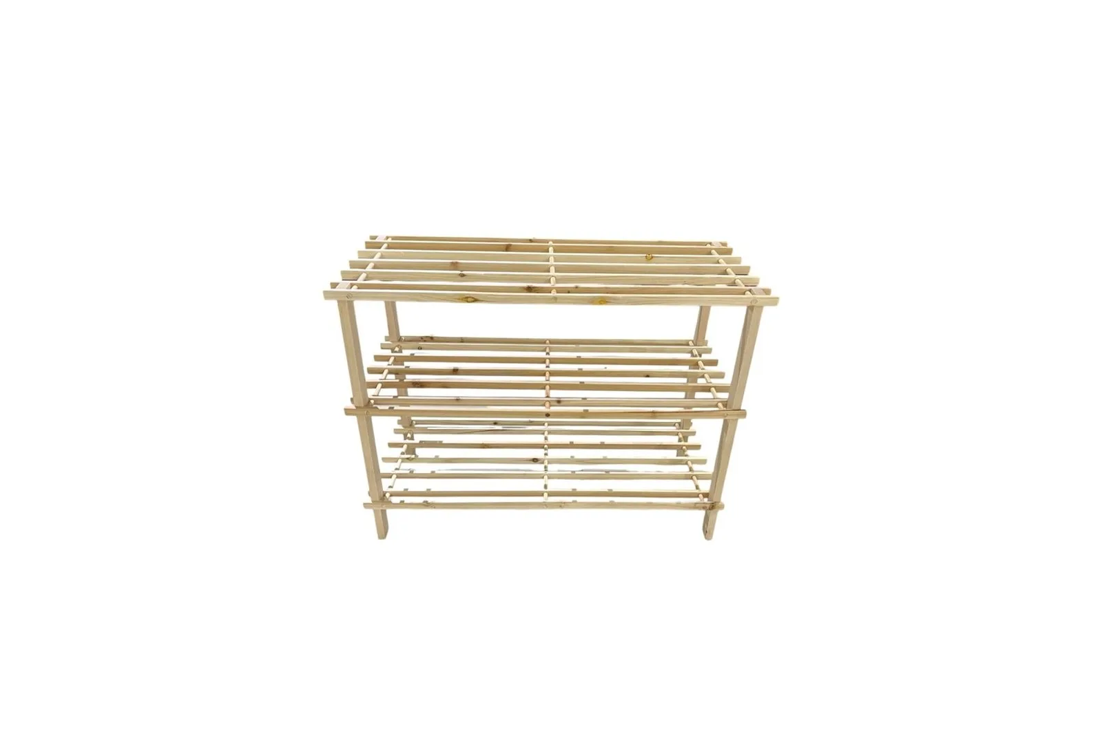 Wooden 3 Tier Shoe Rack