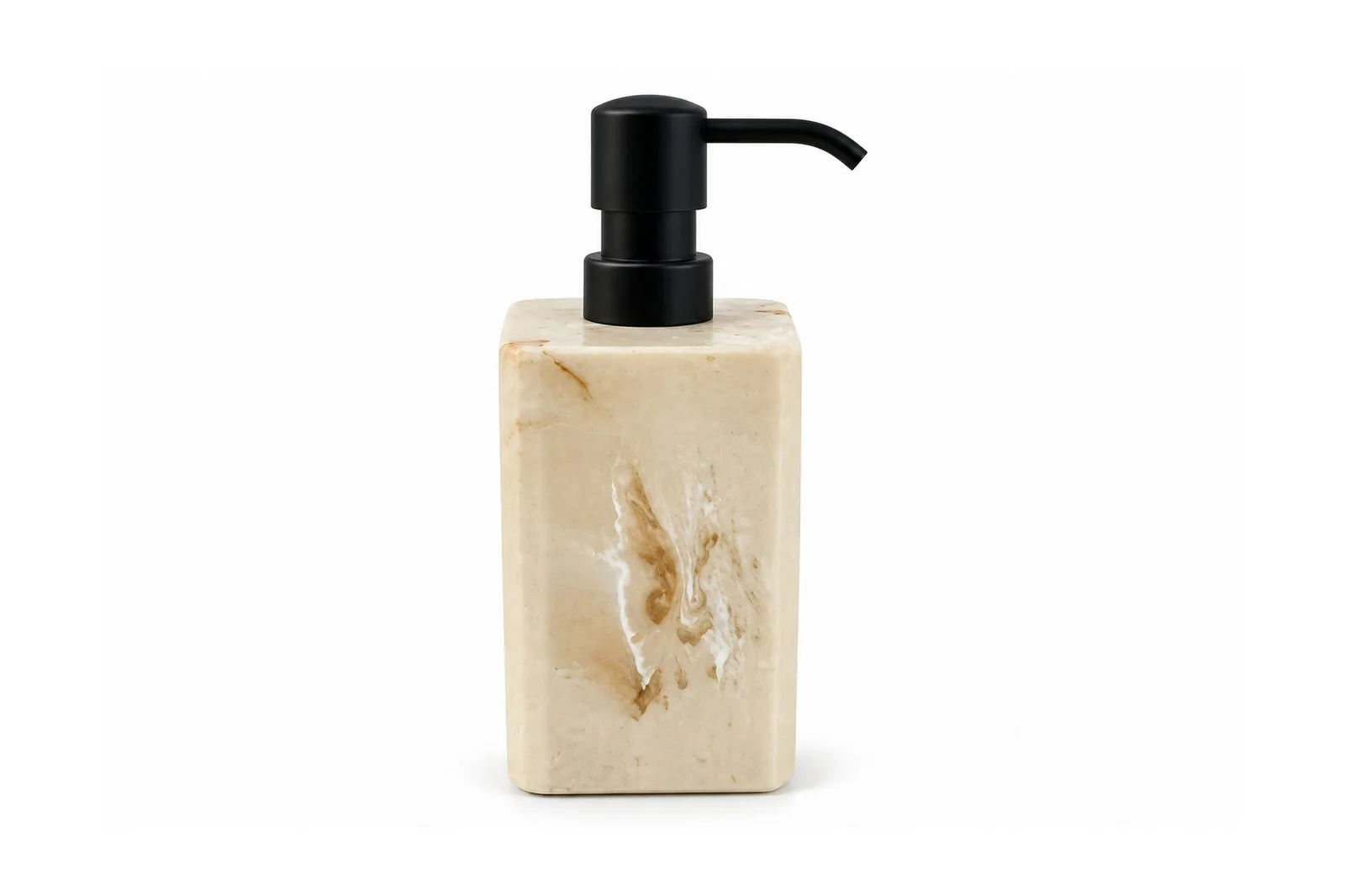 Resin Soap & Lotion Dispenser – Beige Marble
