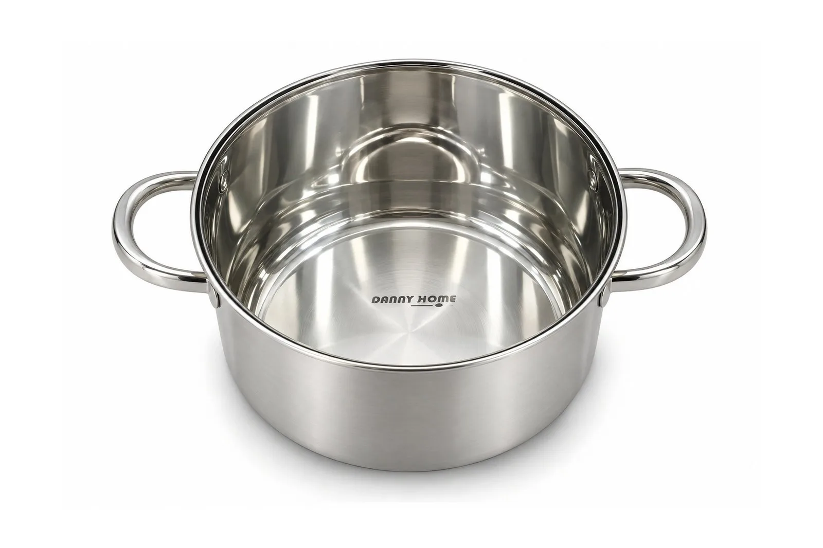 Stainless Steel Classic Casserole with Glass Lid 16 cm – 1.9 L