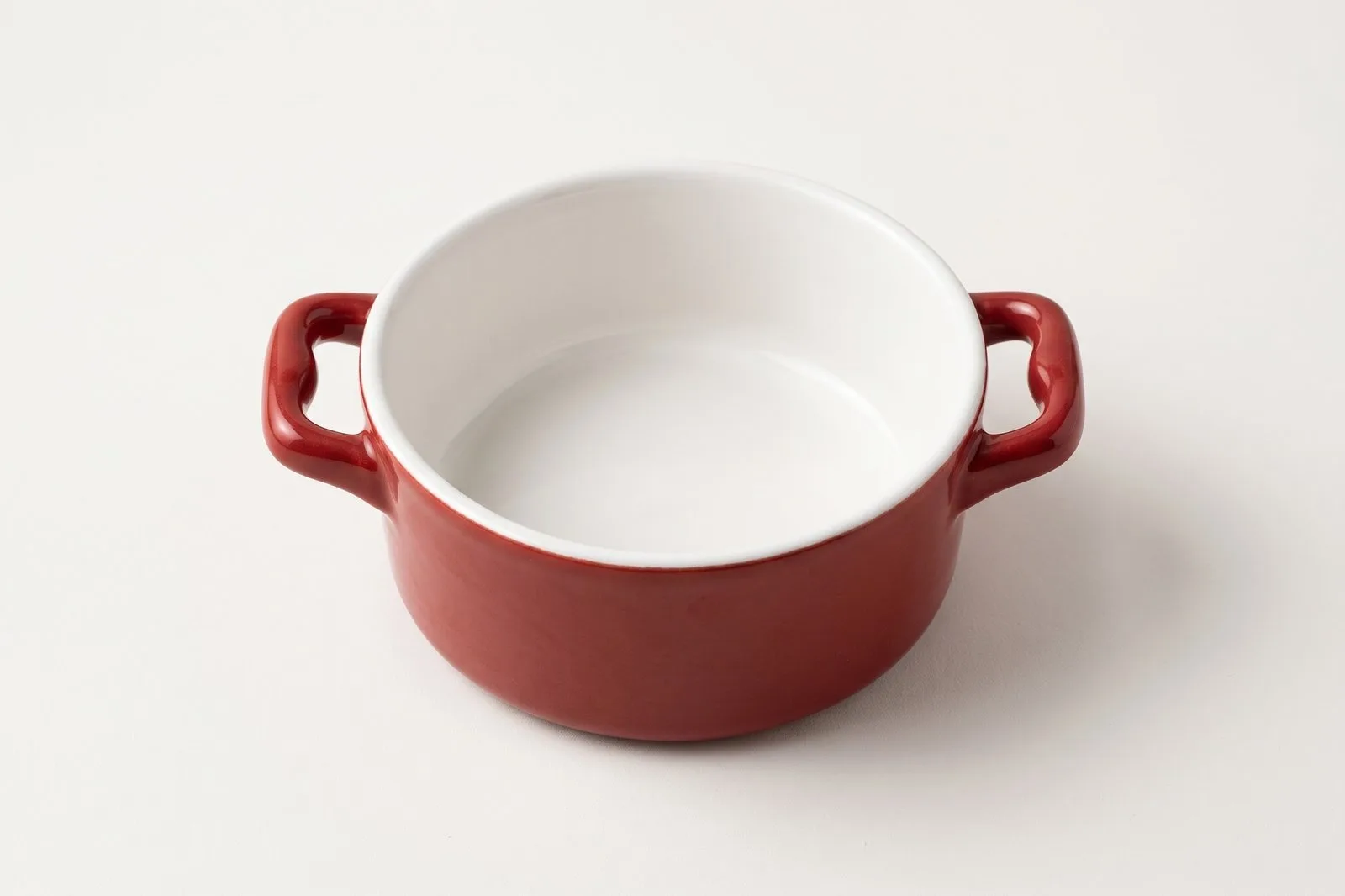 Porcelain Mini Baking Dish with Two Handles 3.2″ – 10.5 cm