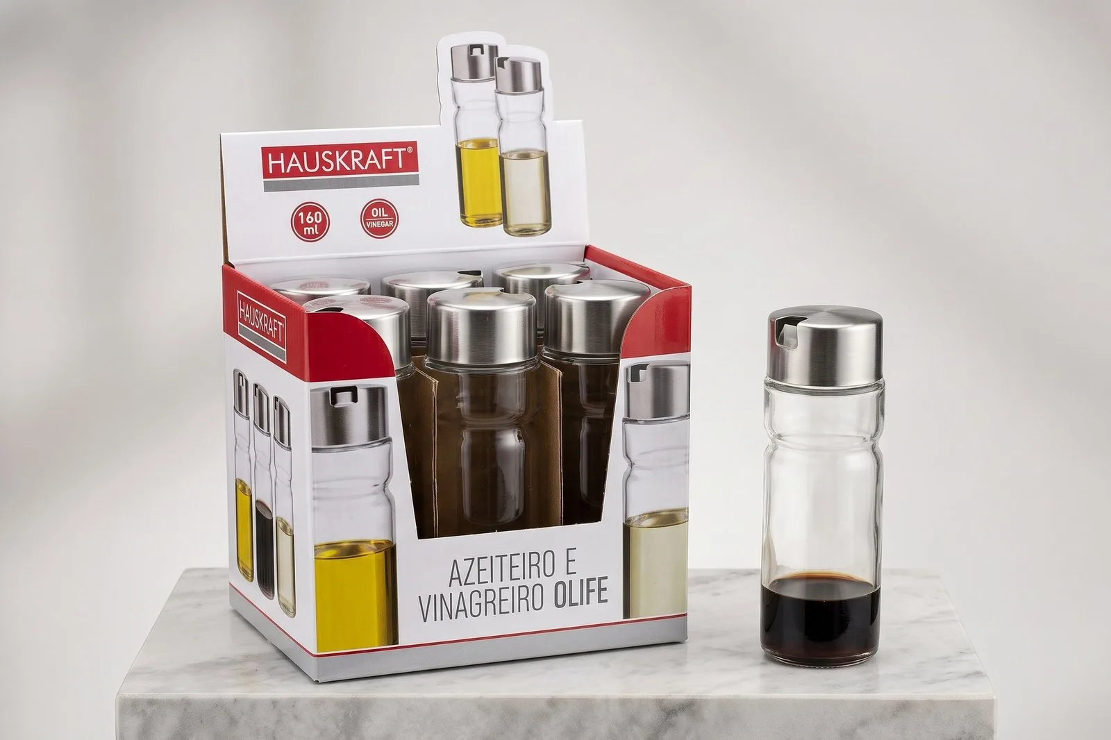 Glass Oil & Vinegar Dispenser 160 ml