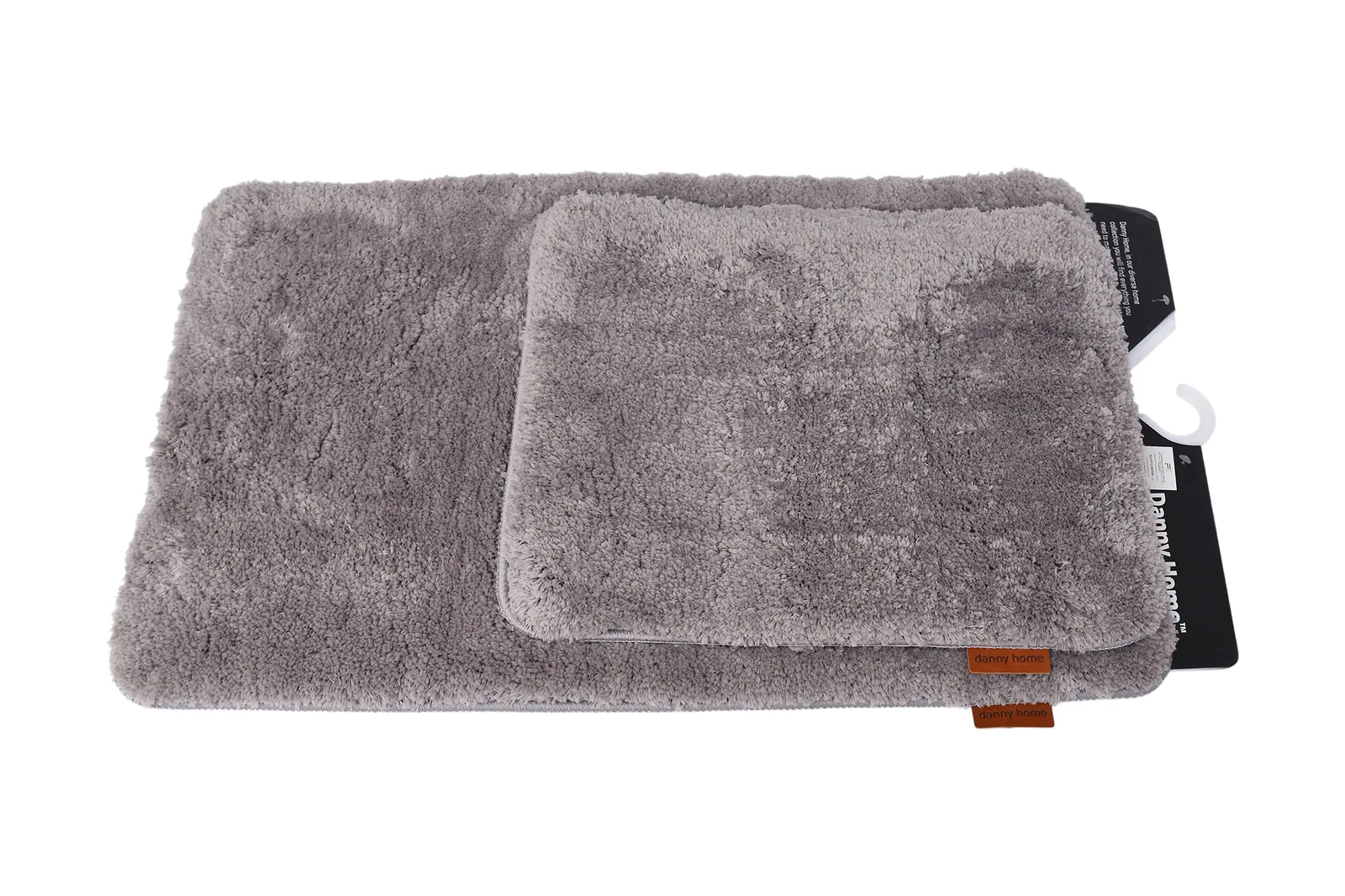 Non-Slip Mat Set 2 pcs 50 x 80 + 50 x 40 cm – Grey Speckled