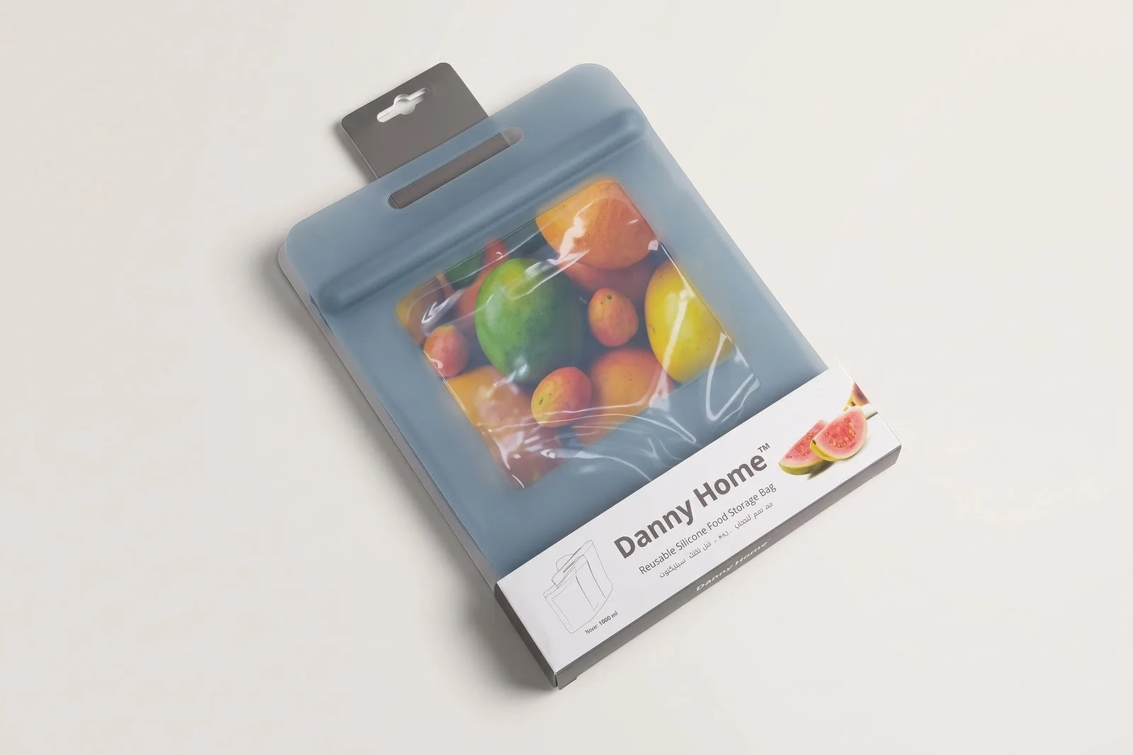 Reusable Silicone Food Storage Bag 1000 ml – Blue
