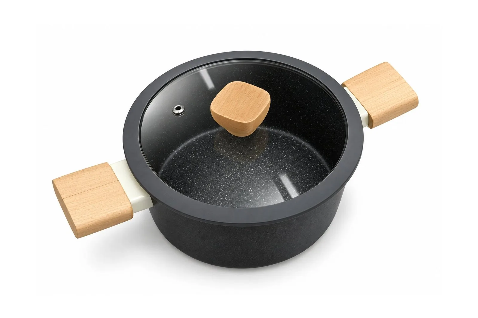 Non-Stick Casserole with Glass Lid 24 cm