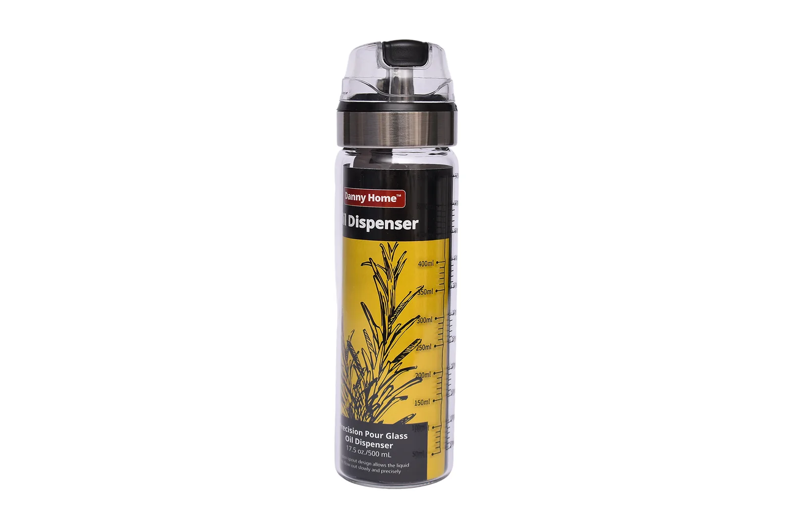 Glass Oil Dispenser with Handle 500 ml