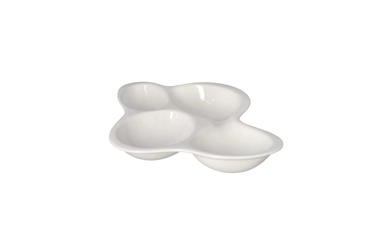 Porcelain 4 Section Serving Platter
