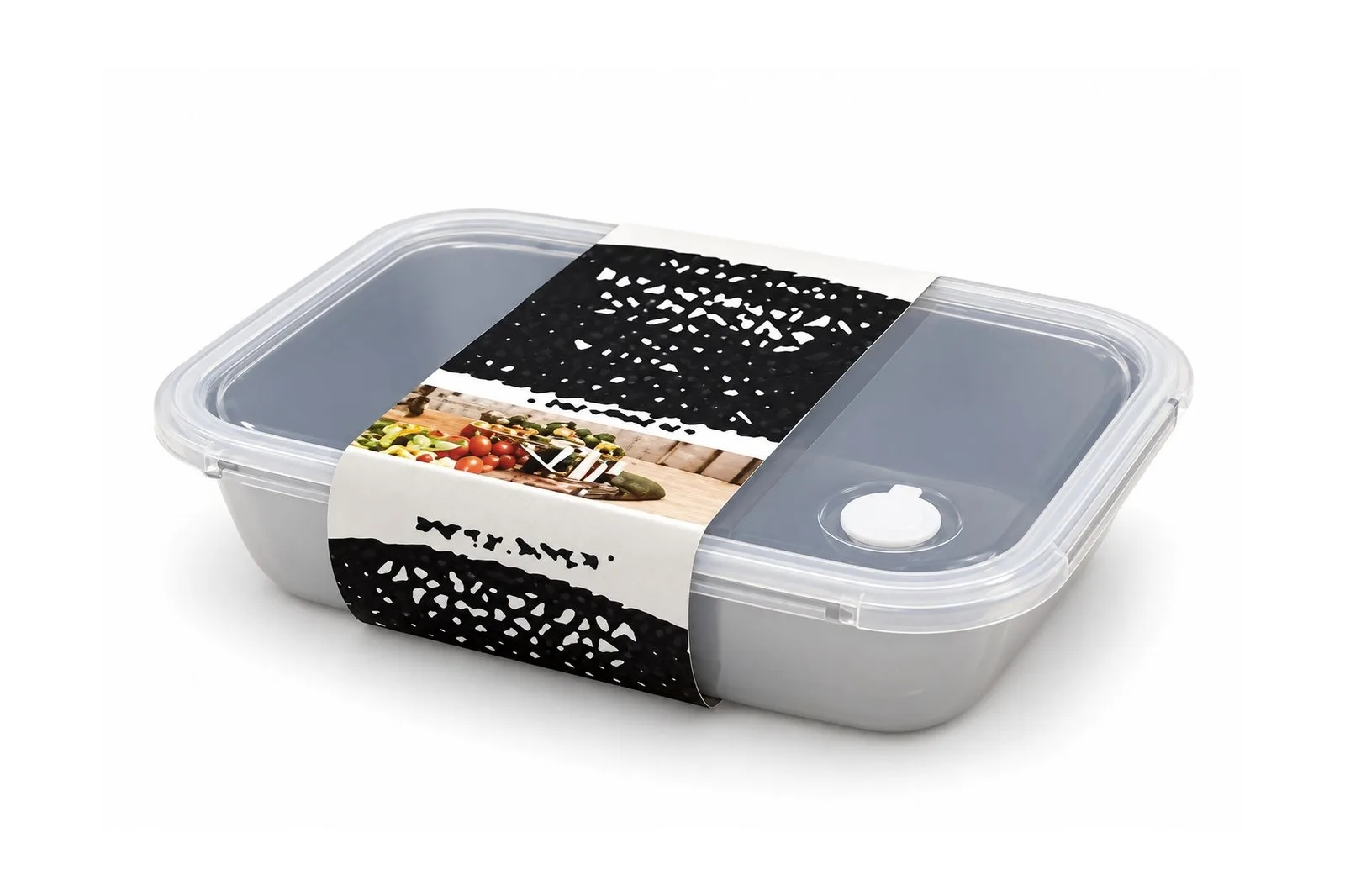 Stainless Steel 304 Food Container 1.7 L with Vented Lid