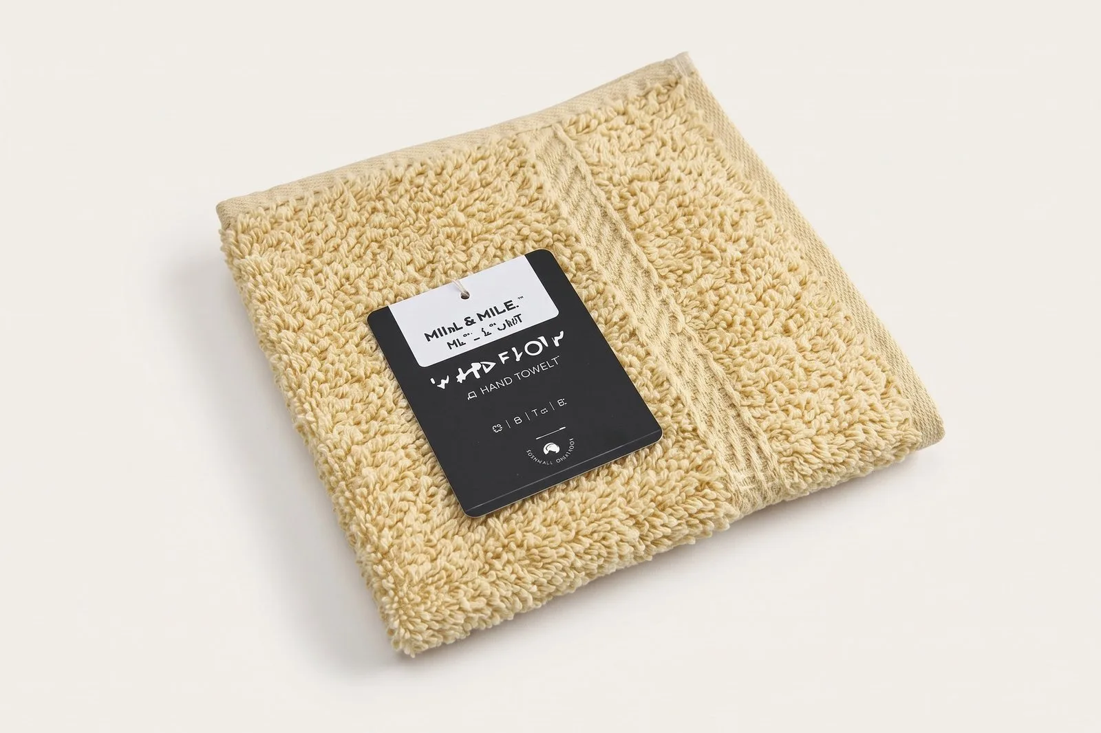 Cotton Hand Towel 30 x 30 cm – Yellow