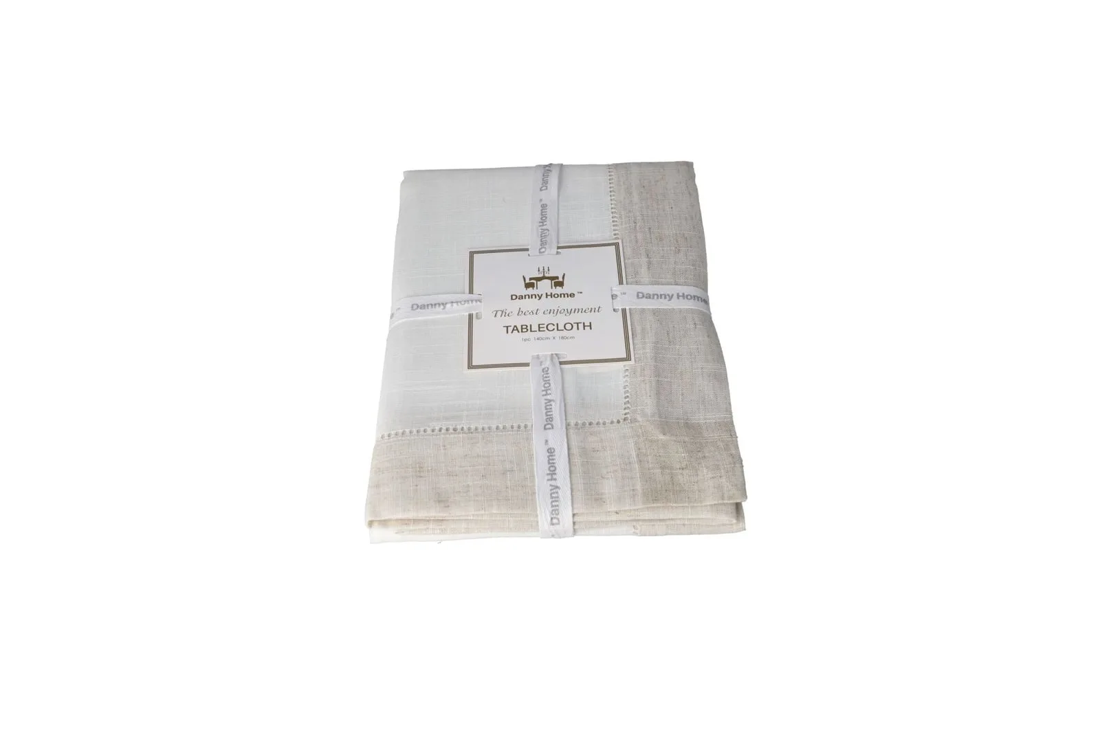 Hemp and Polyester Two Tone Tablecloth