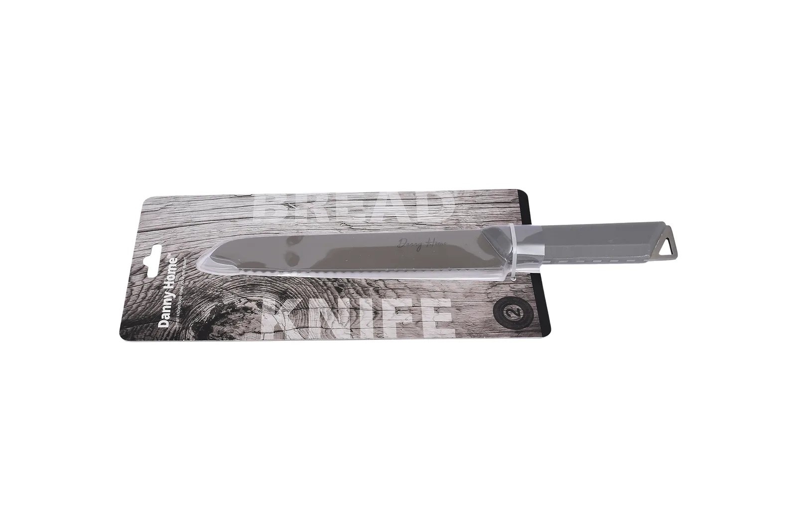 Stainless Steel Bread Knife – Grey Handle