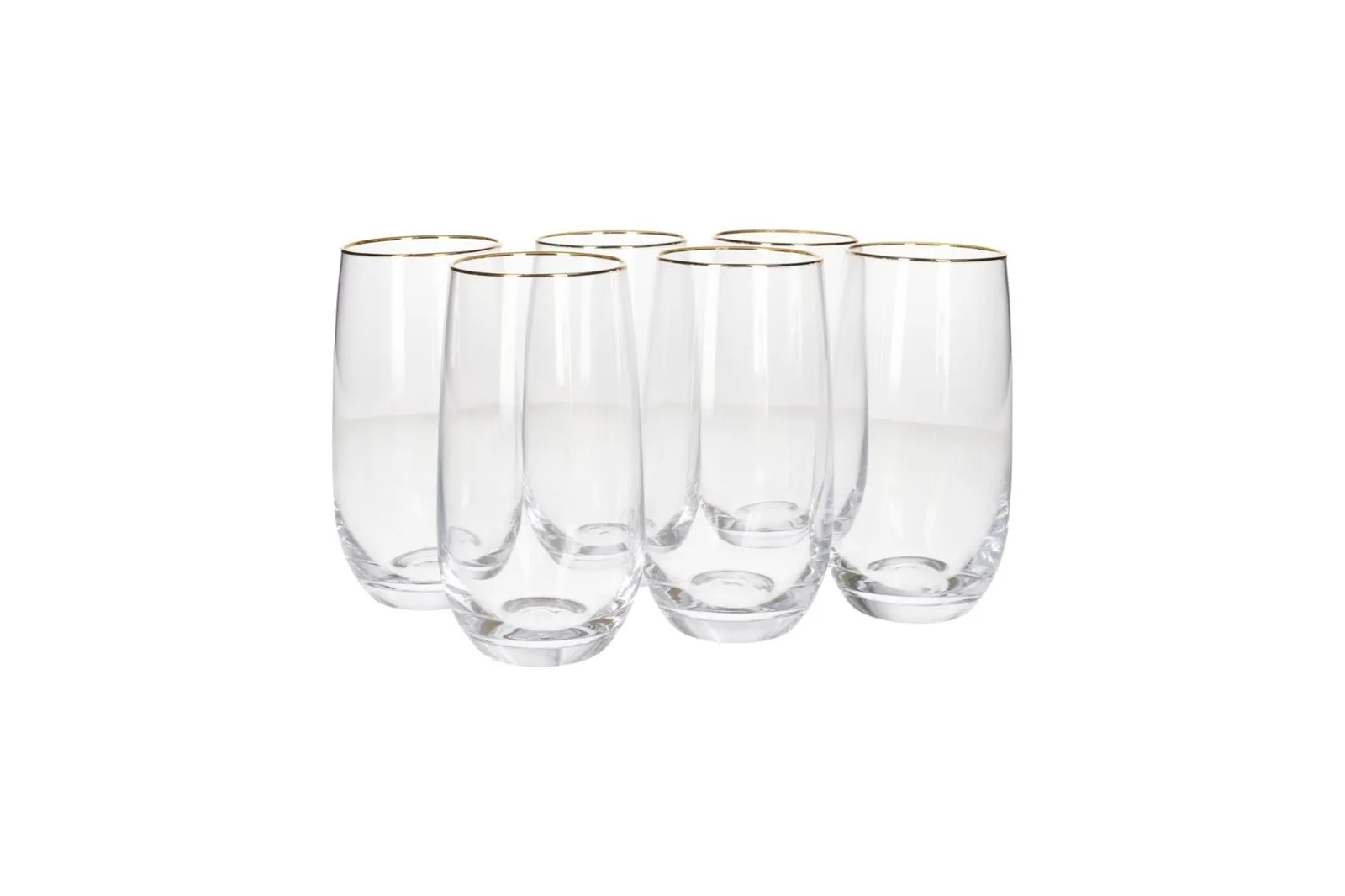 Glass Tumblers Set 6 Pcs 490 ml