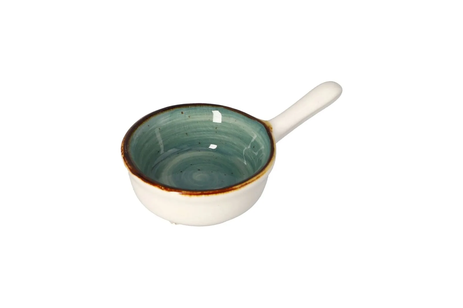 Porcelain Sauce Bowl with Handle