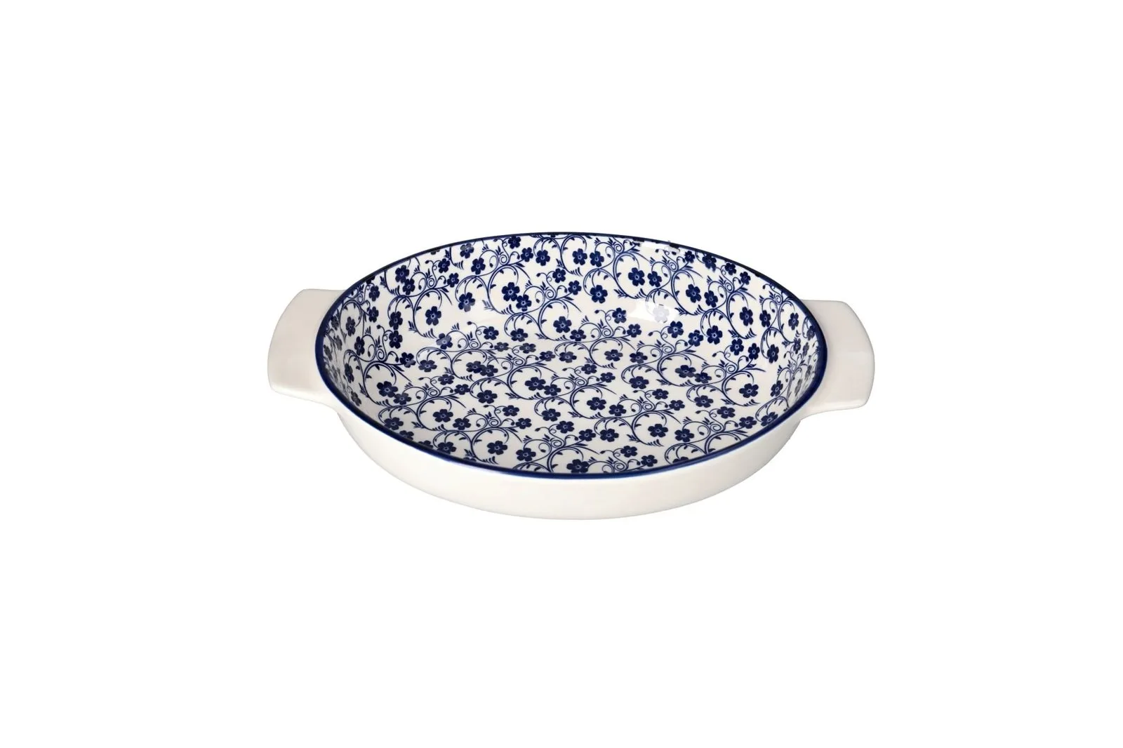 Porcelain Floral Casserole Dish