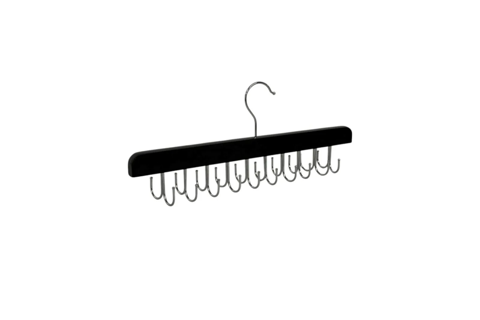 Wooden Belt Hanger Black