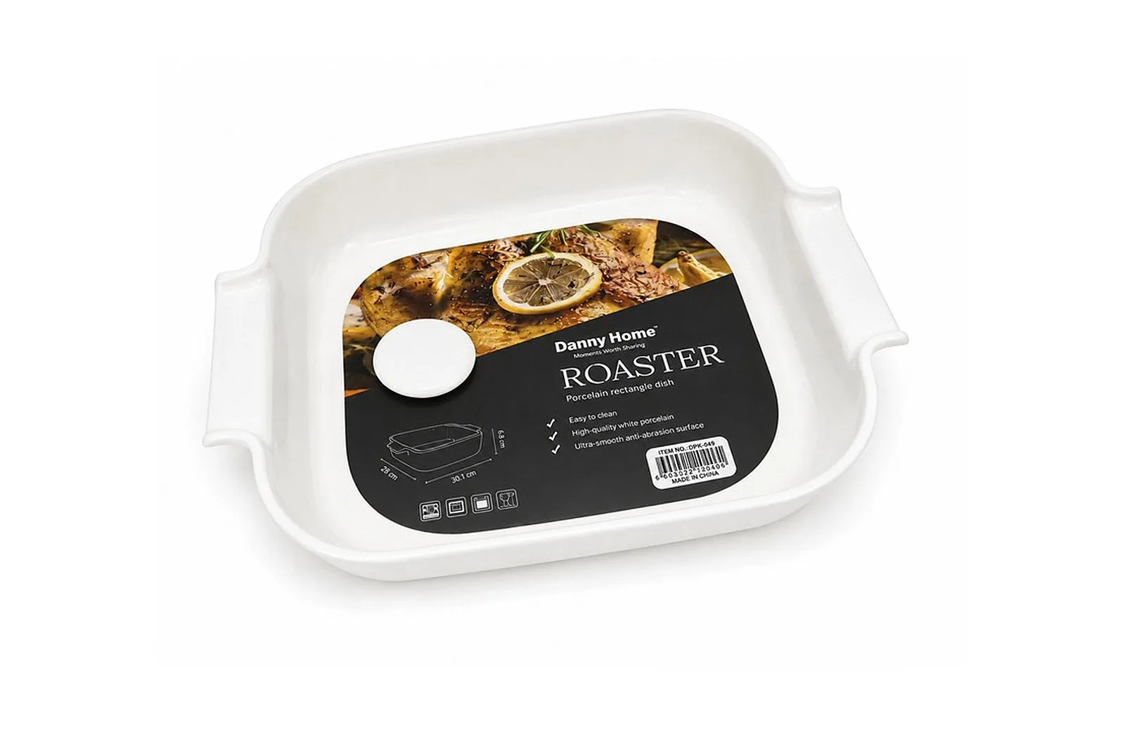 Porcelain Rectangular Baking Dish 12″ – 30.7 cm