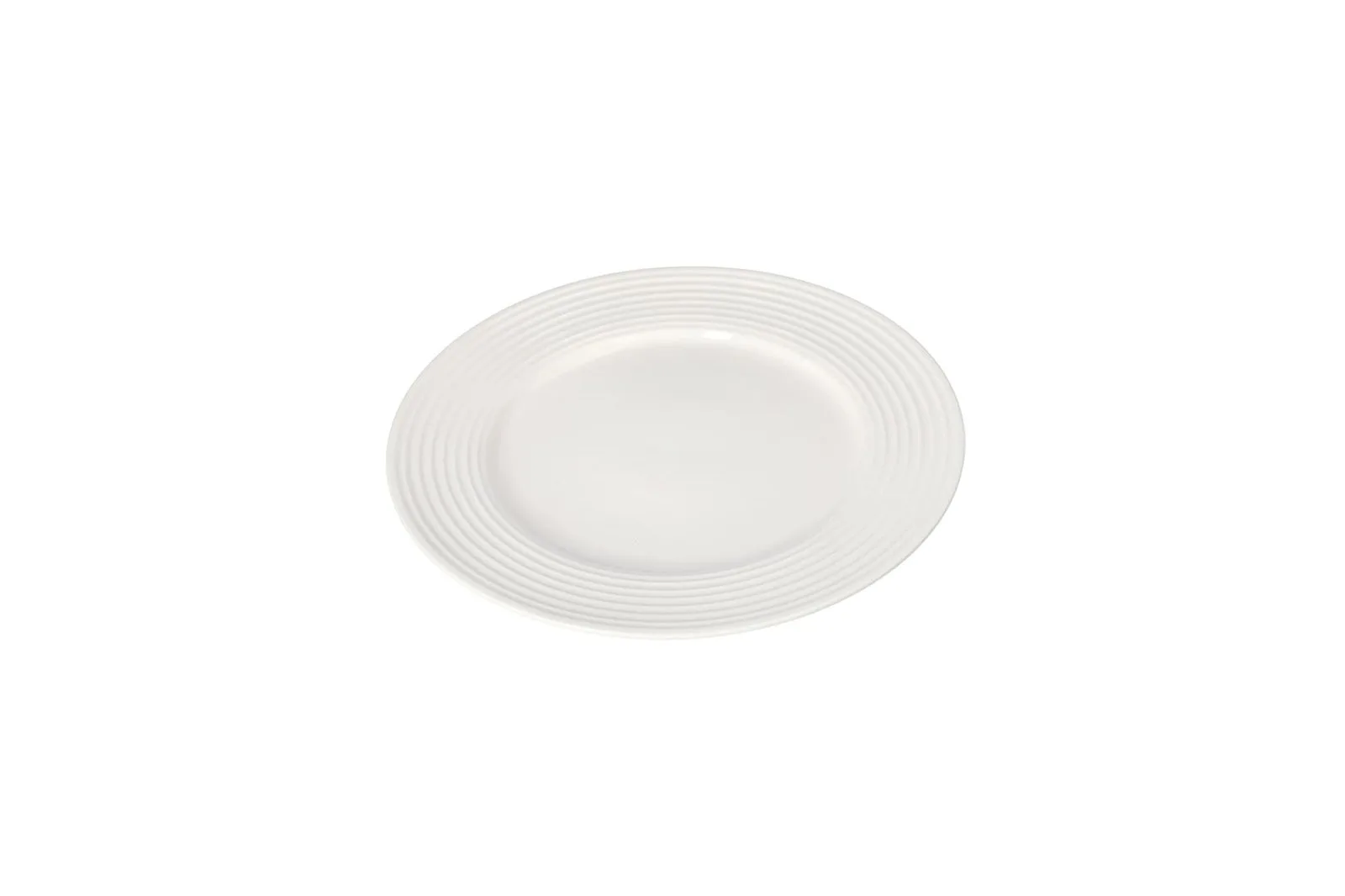 White Fine Porcelain Round Dinner Plate
