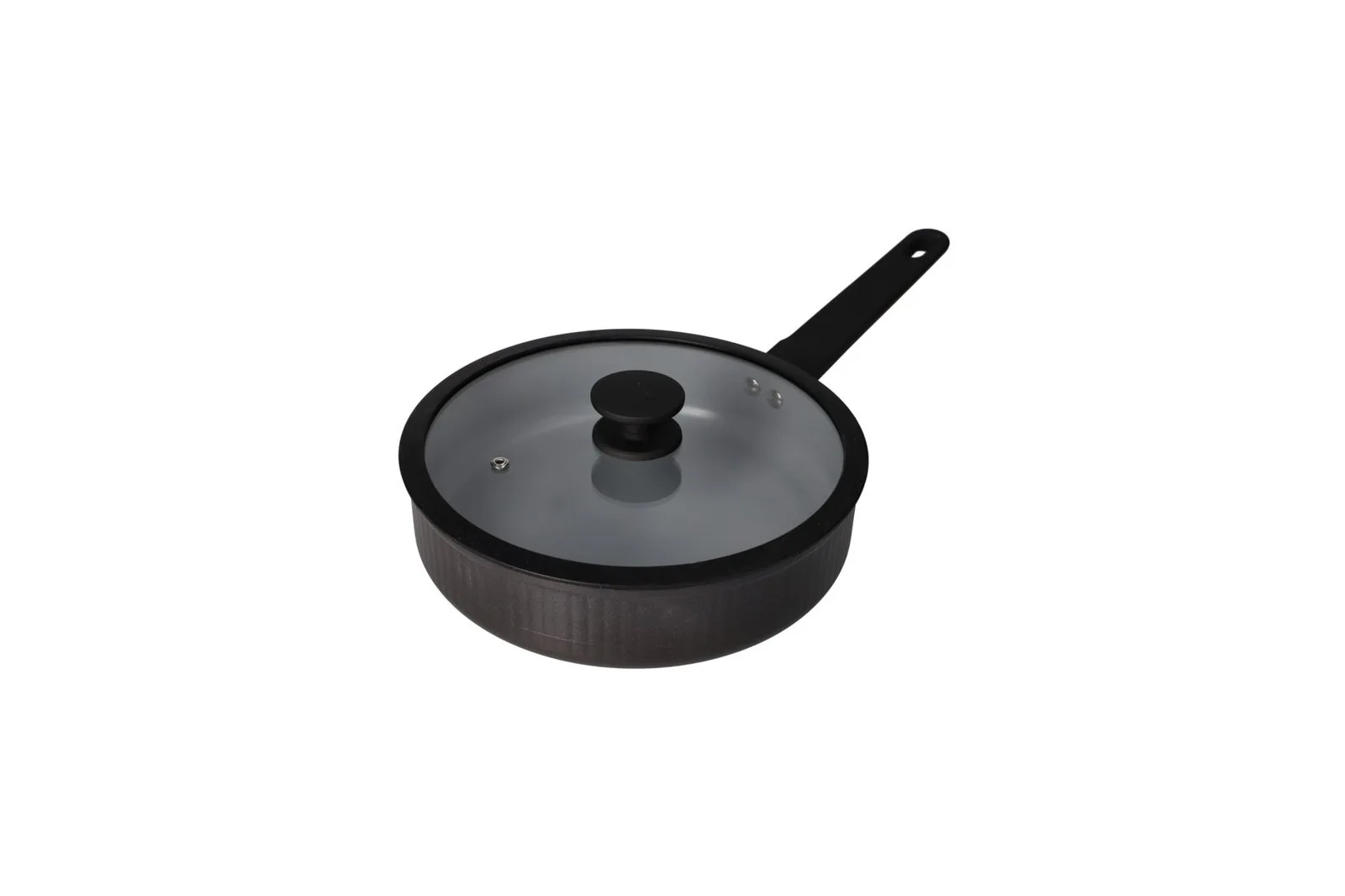 Aluminium Non Stick Saute Pan with Lid