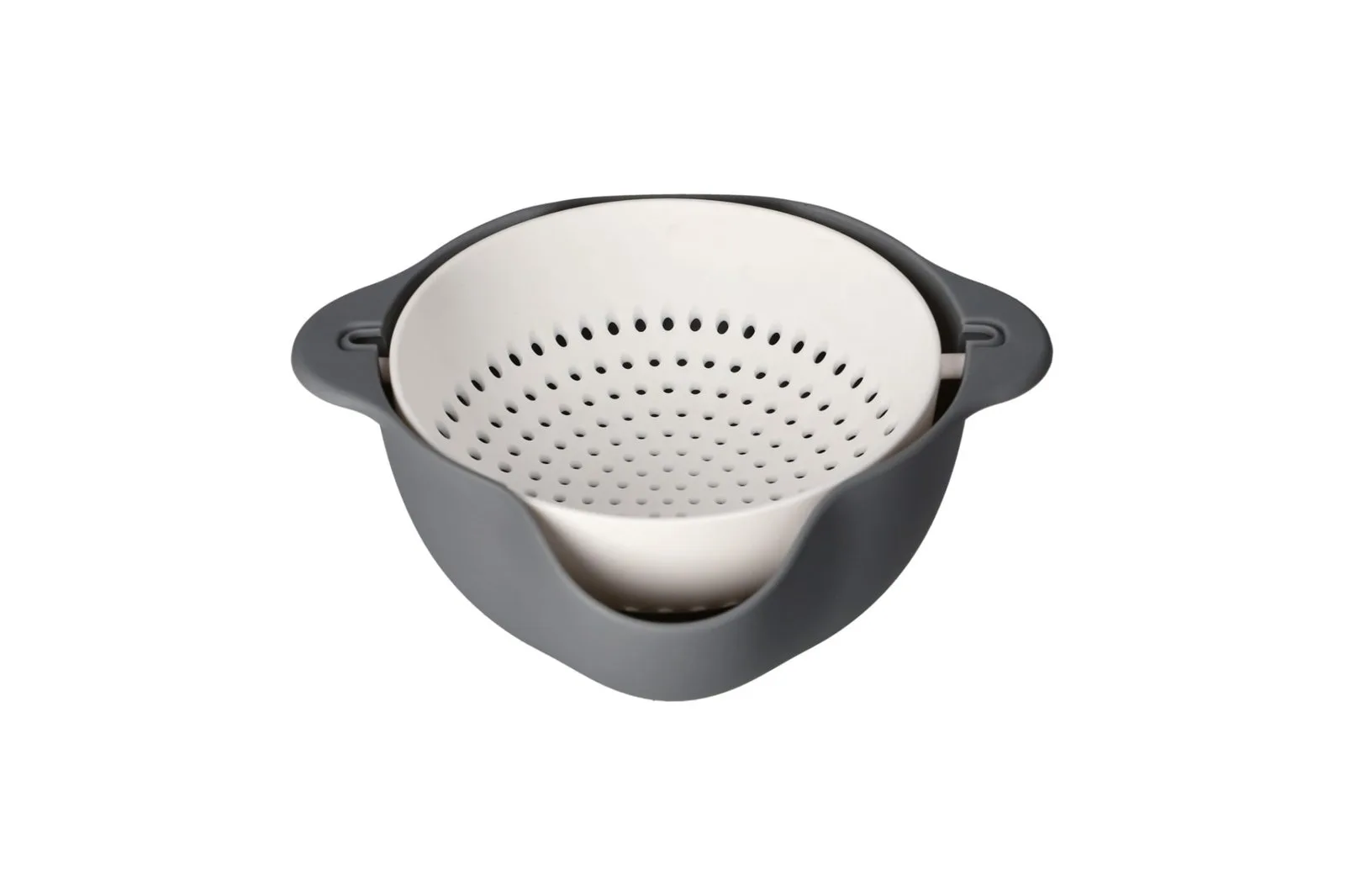 Double Layer Rotating Colander and Bowl