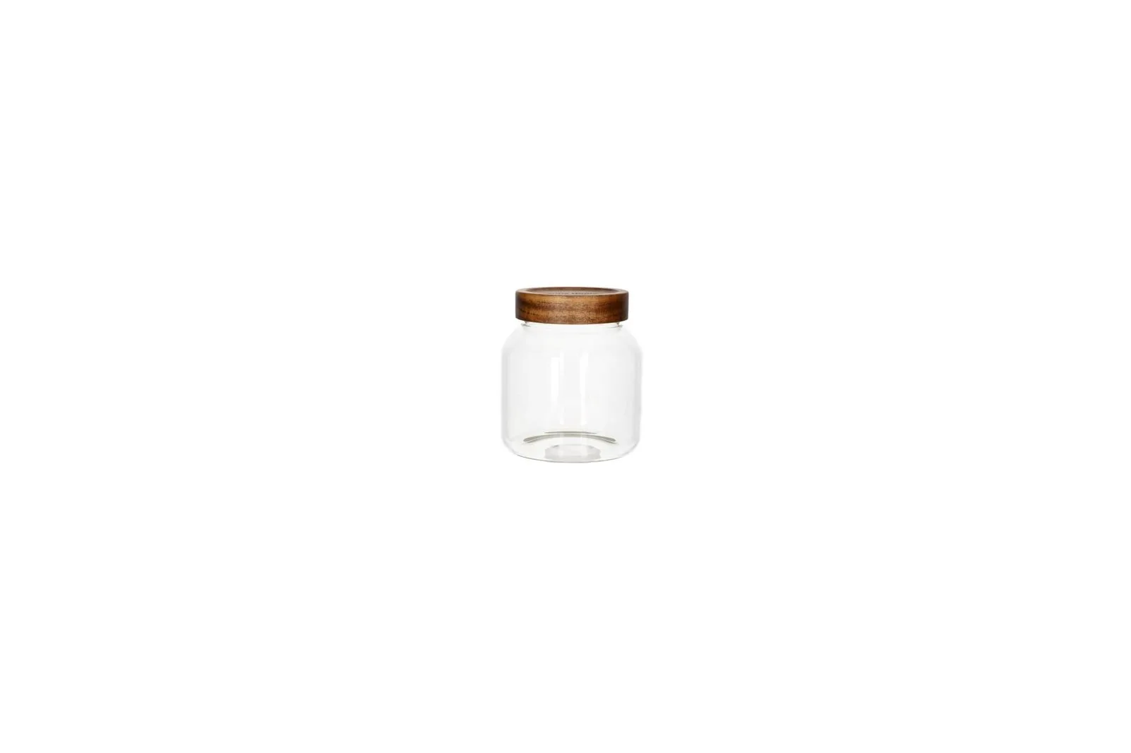 Glass Storage Jar with Acacia Wood Lid 1300 ml