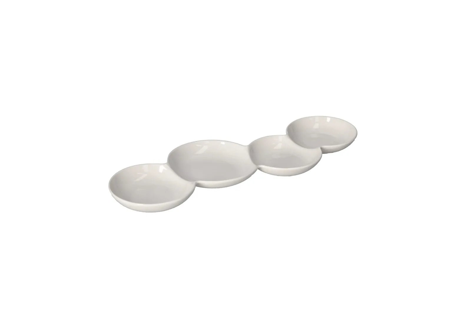Porcelain 4 Section Serving Platter