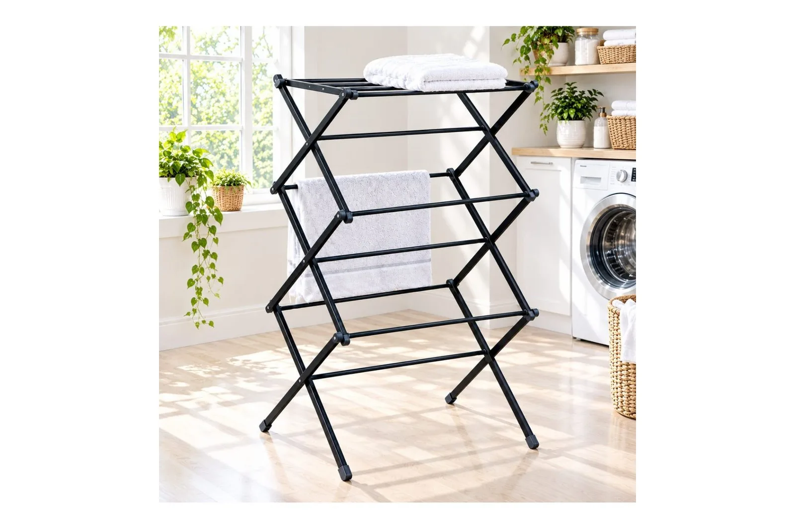 Foldable 3 Tier Clothes Airer