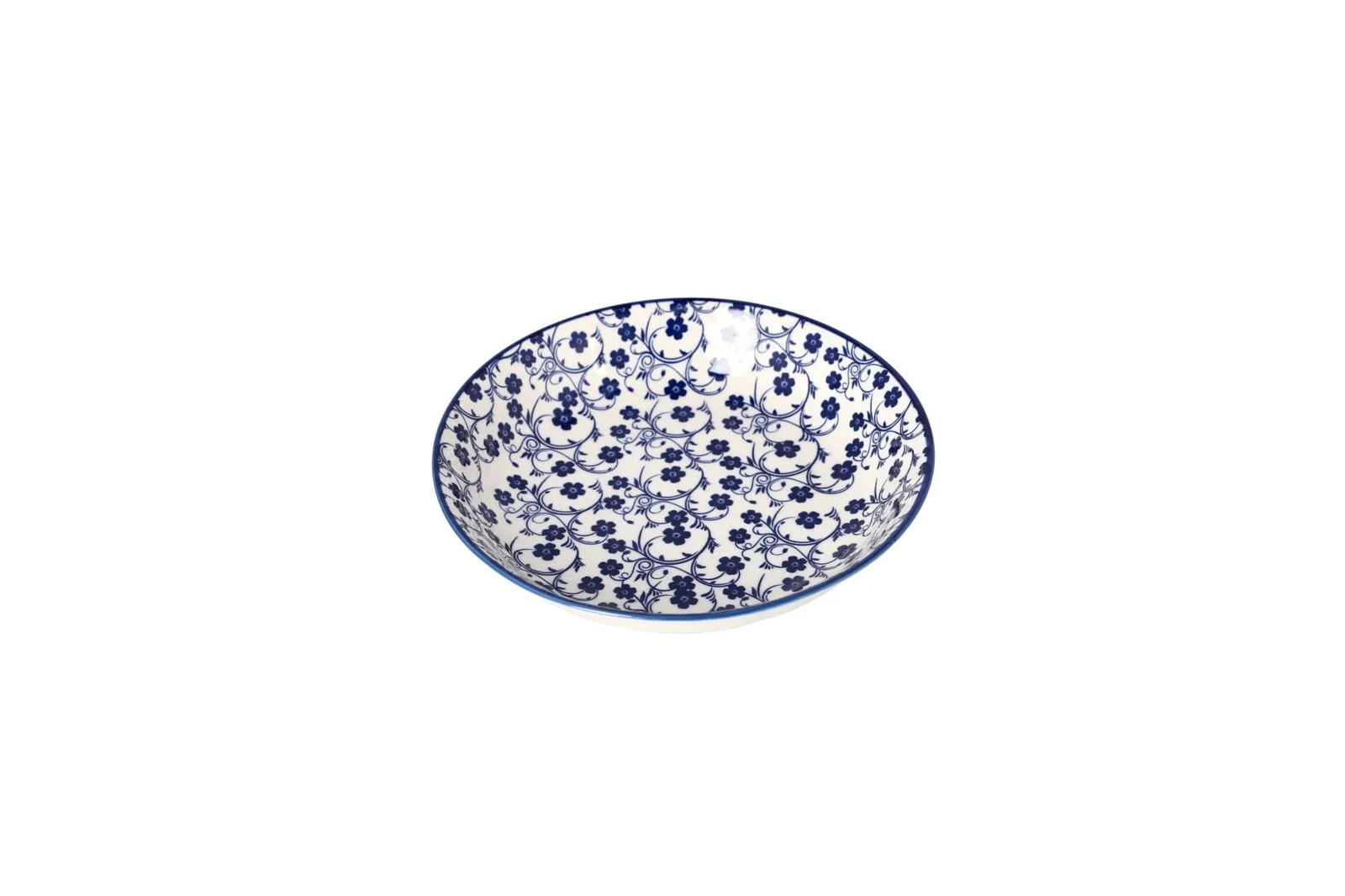 Porcelain Floral Pasta Plate