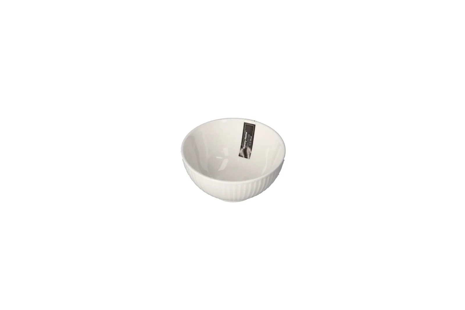 Porcelain Striped Dessert Bowl